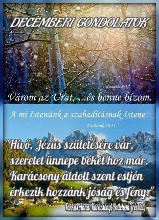 2017 - december hónap gondolatai